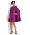 color Violet Quartz, Ralph Lauren | Cape Georgette Cocktail Dress
