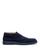 商品Santoni | Men's Detroit Laceless Slip On Chukka Boots颜色Blue