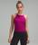 颜色: Magenta Purple, Lululemon | Lightweight High-Neck Yoga Tank Top