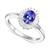 颜色: Tanzanite, Macy's | Sapphire (1 ct. t.w.) & Diamond (1/4 ct. t.w.) Ring in 14k White Gold (Also Available in Emerald, Tanzanite & Ruby)