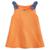 商品First Impressions | Baby Girls Chambray-Knot Tank Top, Created for Macy's颜色Island Orange