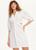 商品DKNY | Side Cut Linen Mini Dress颜色White