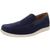 color Dark Blue Combination, Clarks | Unstructured by Clarks Ferius Creek Men's Leather Slip On Moccasin Loafers
