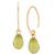 颜色: Peridot, Macy's | Gemstone Briolette Drop Earring in 14k Yellow Gold Available in Amethyst, Citrine, and Peridot.