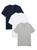 商品Tommy Hilfiger | 汤米·希尔费格男士舒适棉质T恤V领  3件装 颜色MULTI