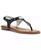 颜色: Black, Michael Kors | Women's MK Plate Flat Thong Sandals