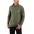 Carhartt | Carhartt Men's Force Relaxed-Fit Midweight LS 1/4 Zip Pocket T-Shirt, 颜色Basil Heather