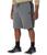 color Dark Grey Heather/Black, Adidas | Big & Tall Essentials Fleece 3-Stripes Shorts