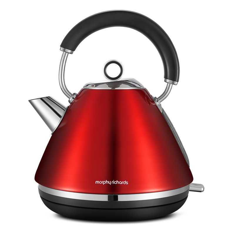 商品第1个颜色红色, Morphy Richards | 英国摩飞 电水壶全握柄 MR7076 电热水壶不锈钢烧水壶