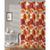 颜色: Red, Lush Décor | Leah 72"x 72" Shower Curtain