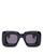 color Black/Gray, Loewe | Square Sunglasses, 41mm