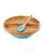 颜色: Blue, Avanchy | Toddler Boys and Girls Bamboo Plate and Spoon Set