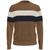 商品Tommy Hilfiger | Men's Colorblocked Stripe Sweater颜色Desert Khaki