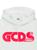 商品GCDS | Flocked Logo Cotton Sweatshirt Hooded颜色White