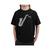 color Black, LA Pop Art | Big Boy's Word Art T-Shirt - Sax