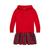 商品第2个颜色Rl 2000 Red, Ralph Lauren | Little Girls and Toddler Girls Plaid Fleece Hoodie Dress