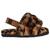 color Brown/Black, UGG | UGG Fluff Yeah Slide - Girls' Toddler