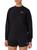 Fila | Stina Womens Fitness Activewear Sweatshirt, 颜色black