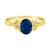 商品Melinda Maria | 14k Grand Fine Ring颜色September 14k Gold|Blue Sapphire