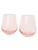 商品第3个颜色BLUSH PINK, Estelle Colored Glass | Tinted Stemless Wine Glasses 2-Piece Set