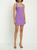 GIUSEPPE DI MORABITO | Cady Envers Satin Mini Dress, 颜色Purple