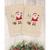 颜色: Sand, Linum Home Textiles | Christmas Santa Waving 100% Turkish Cotton 2-Pc.