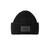 颜色: Black, Rebecca Minkoff | Women's Classic Ribbed Tonal Patch Cuff Beanie