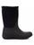 Hunter | Roll Top Rubber & Neoprene Faux-Sherpa-Lined Boots, 颜色BLACK