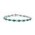 颜色: Emerald, Macy's | Sapphire (11 ct. t.w.) & White Sapphire (2 ct. t.w.) Tennis Bracelet in Sterling Silver (Also in Tanzanite & Emerald)