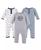 颜色: Aviation, Hudson | Baby Boys Hudson Cotton Coveralls 3pk, Classic Car