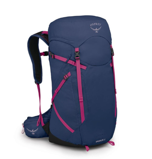 颜色: 蓝紫, Osprey | Sportlite 25L/30L星光户外背包登山徒步背包男女双肩包25新款(香港仓发货）