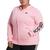 color Light Pink/black, Adidas | Essentials Plus Size French Terry Logo-Sleeve Hoodie