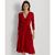 商品第2个颜色Classic Red, Ralph Lauren | Surplice Jersey Dress