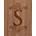 颜色: LETTER S, Picnic Time | Monogram Artisan Acacia Wood Serving Plank