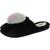 color Black Multi, Kensie | Kensie Women's Faux Fur Slide Slippers with Heart Pom Poms