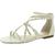 color Antique White, Vince Camuto | Vince Camuto Womens Seseti Leather Open Toe Strappy Sandals