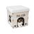 颜色: white, Pet Life | Pet Life  'Kitty Kallapse' Collapsible Folding Kitty Cat House Tree Bed Ottoman Bench Furniture