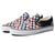 color (Floral Checkerboard) Black/True White, Vans | Classic Slip-On™ 滑板鞋