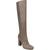 color Flint Grey, Sam Edelman | Circus by Sam Edelman Womens Clarimont Zipper Knee-High Boots