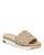商品Sam Edelman | Women's Ainslie Platform Slide Sandals颜色Beige