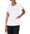 color White, DICKIES | Women's EDS Signature V-Neck Top with Multiple Patch Pockets Jr