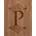 颜色: LETTER P, Picnic Time | Monogram Artisan Acacia Wood Serving Plank