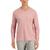 商品Alfani | Men's Long Sleeve Supima V-Neck T-Shirt, Created for Macy's颜色Mauve Cloud