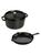 商品Staub | Cast Iron 3-Piece Cocotte & Fry Pan Set颜色BLACK