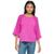 商品第2个颜色Shocking Pink, Calvin Klein | 3/4 Chiffon Sleeve Blouse