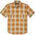 商品Filson | Filson Men's Short Sleeve Feather Cloth Shirt颜色Dark Gold / Pine Plaid