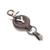 color Y, Mio Marino | Retro Leather Alphabet Keychain