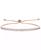 颜色: Rose Gold-Plated Sterling Silver, Macy's | Diamond Bolo Bracelet (1/10 ct. t.w.) in Sterling Silver, 14k Gold-Plated Sterling Silver or 14k Rose Gold-Plated Sterling Silver