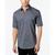 商品Alfani | Men's Warren Textured Short Sleeve Shirt, Created for Macy's颜色Boulder Gray