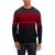 商品Club Room | Men's Ombre Stripe Sweater, Created for Macy's颜色Deep Black
